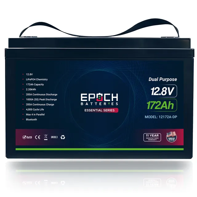 Epoch 12V 172Ah Cranking & Deep Cycle — 12172A-DP