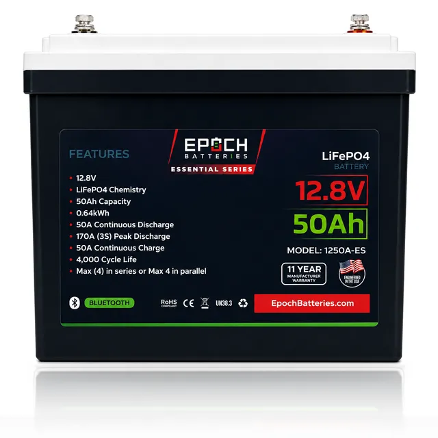 Epoch 12V 50Ah Essential Series — 1250A-ES