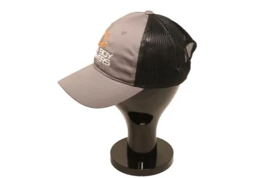 Charcoal / Black Standard Hat With Standard Logo