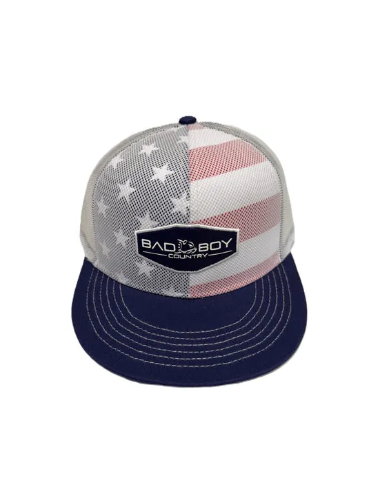 Bb Country Am Flag Mesh Hat