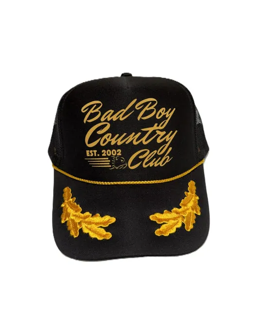 Bb Country Club Hat Black/gold