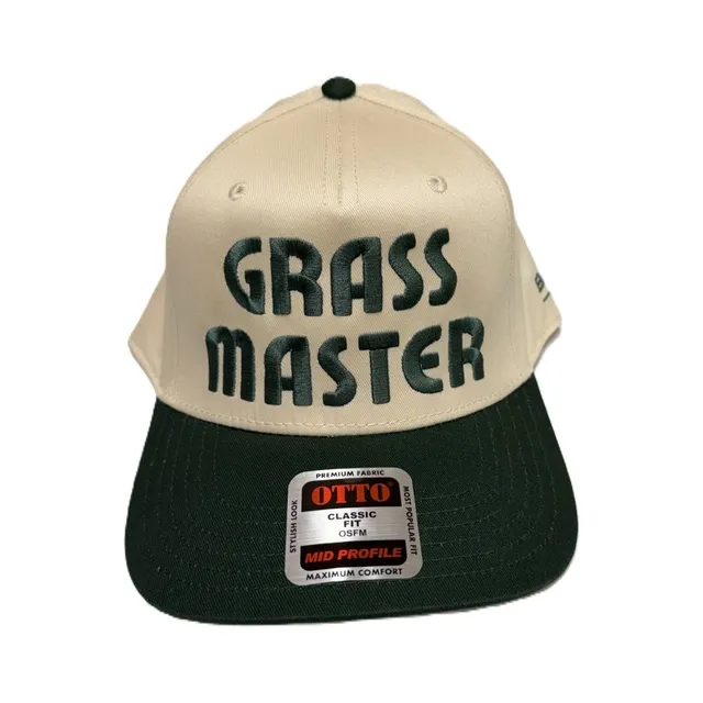 GRASS MASTER TAN/GREEN HAT
