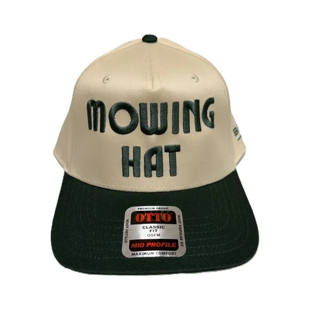 MOWING HAT TAN/GREEN