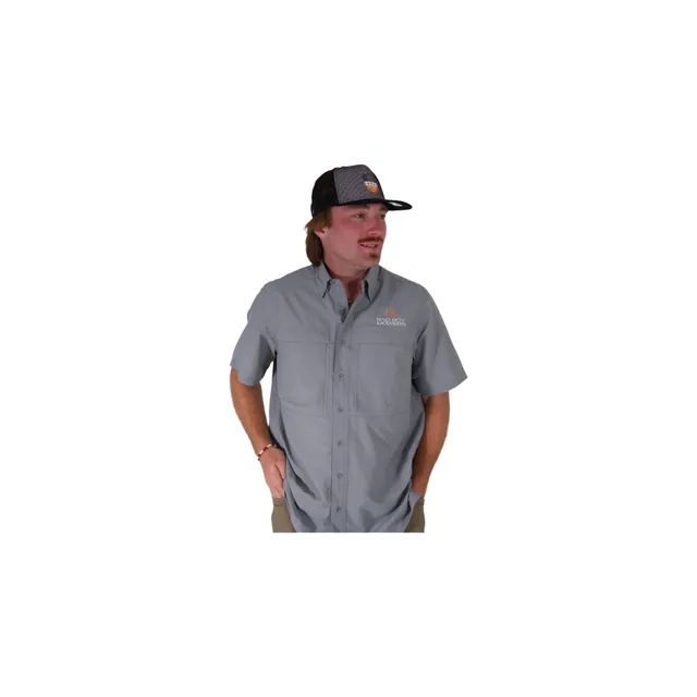 SMALL - MEN'S GUSTY GREY FISHING SHIRT