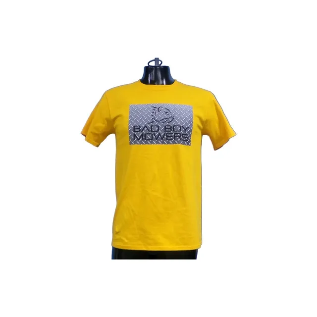 L - YOUTH YELLOW/STEEL PLATE T-SHIRT